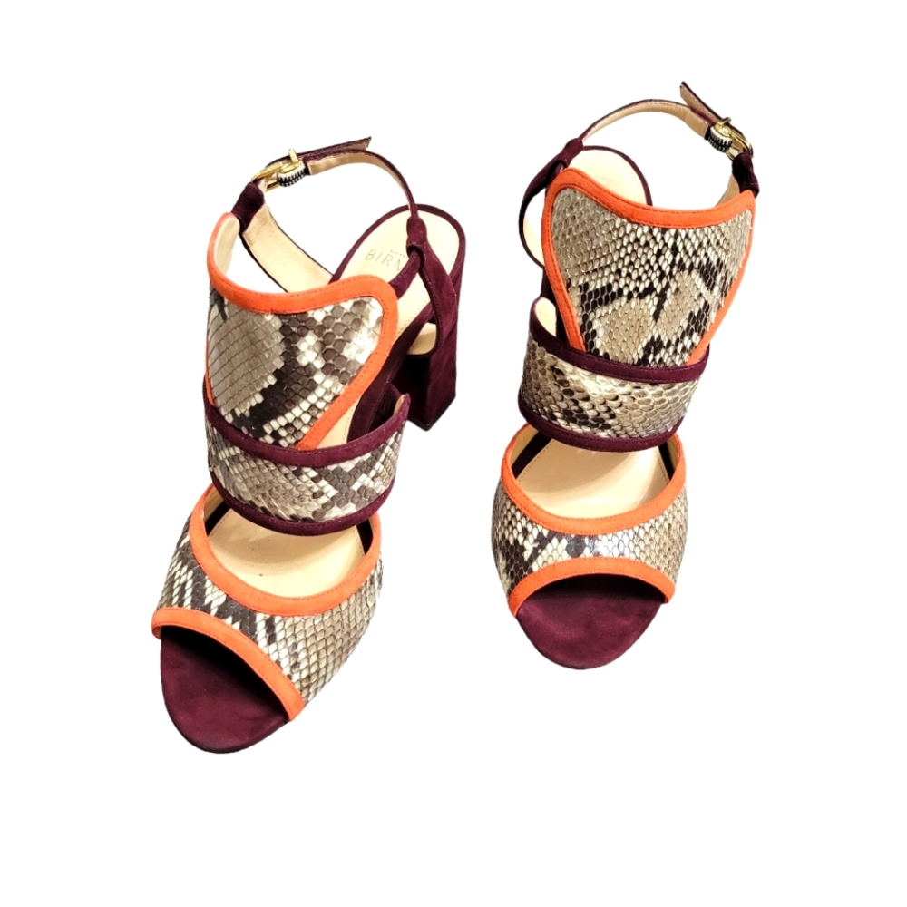 Alexandre Birman Python Sandals Size 8 Us (38 Eu) - image 5